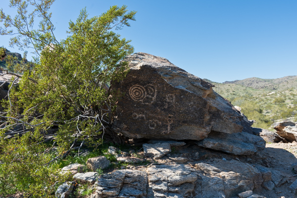 Picture of petroglyphs