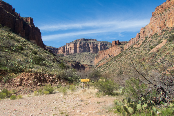 Photo of Cibeque Creek, a tributary of the Salt River