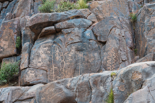 Picture of petroglyphs